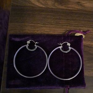 Grape Explosion Enamel Hoops Large